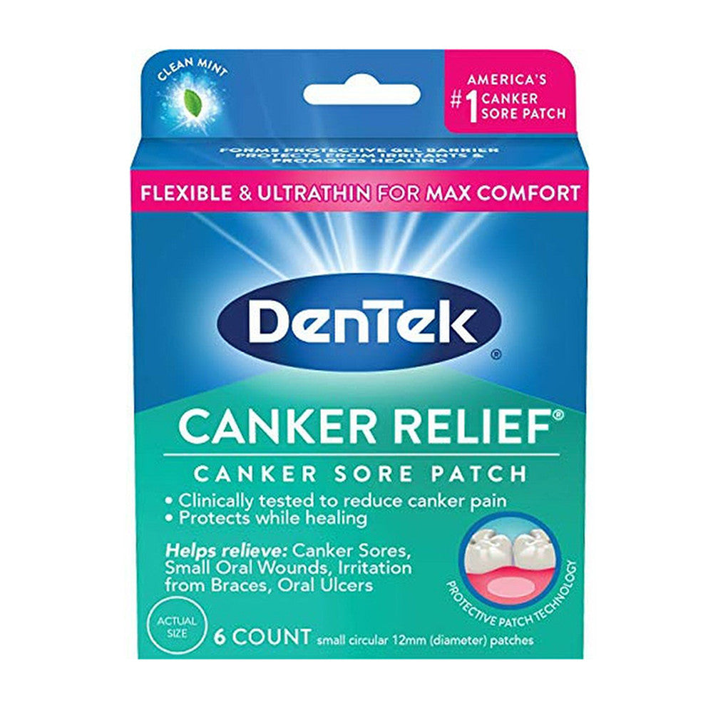 DenTek Canker Relief Canker Sore Patch, 6 Ea
